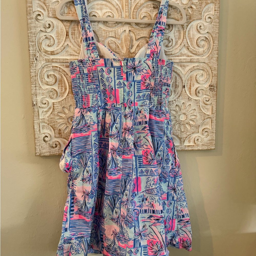 Lilly Pulitzer Pink and Blue Mini Dress - Picture 5 of 6